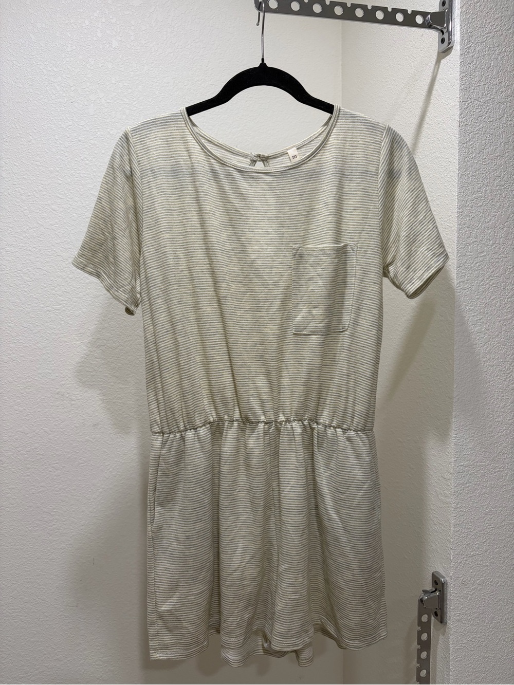 mts Striped Short Sleeve Romper